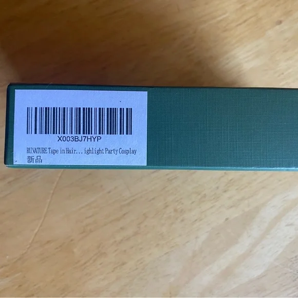 HUMAN HAIR Bright Blue Tape In Extensions 18in 25g - Picture 4 of 10